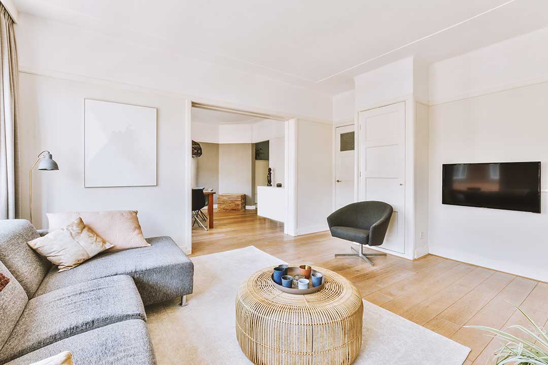 Reforma integral en El Prat de Llobregat - Salón y comedor al fondo